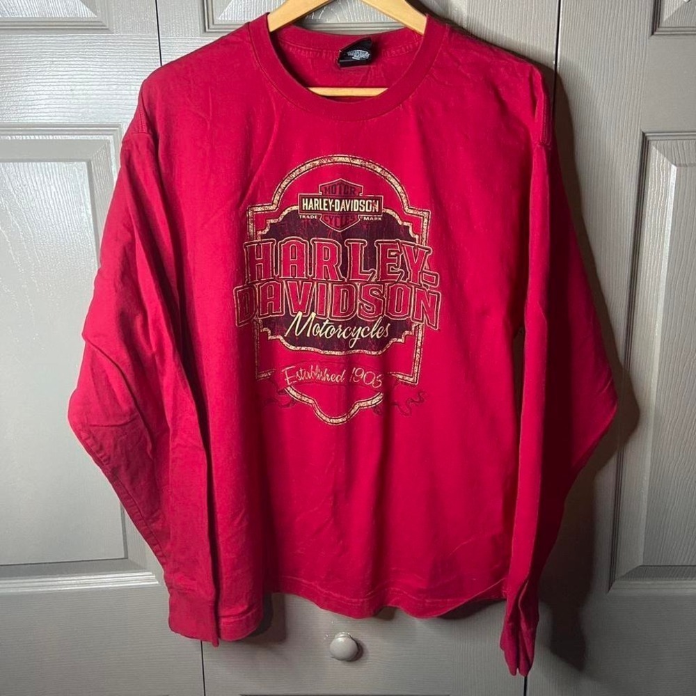 Vintage Harley Davidson long sleeve shirt  Size XL